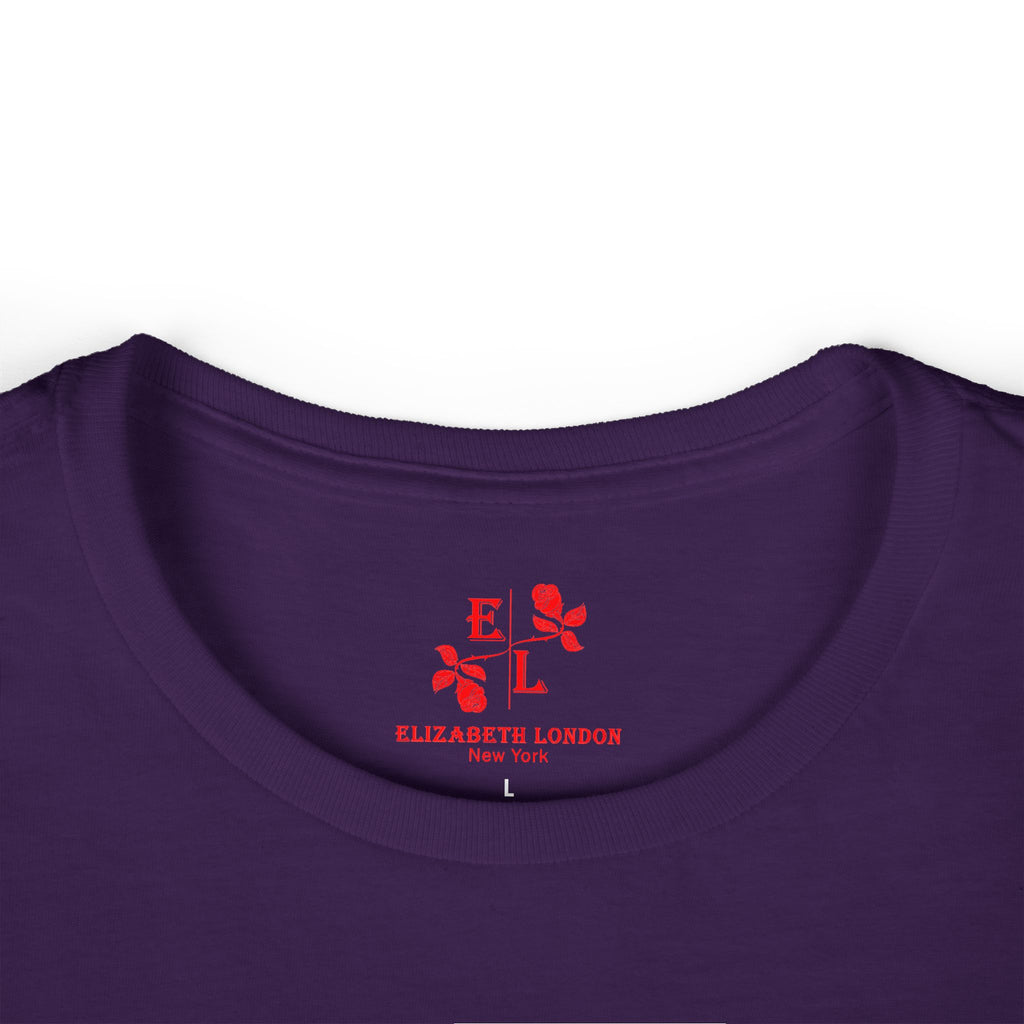 Elizabeth London™ Iconic Signature Rose Women’s Tee – Deep Garden