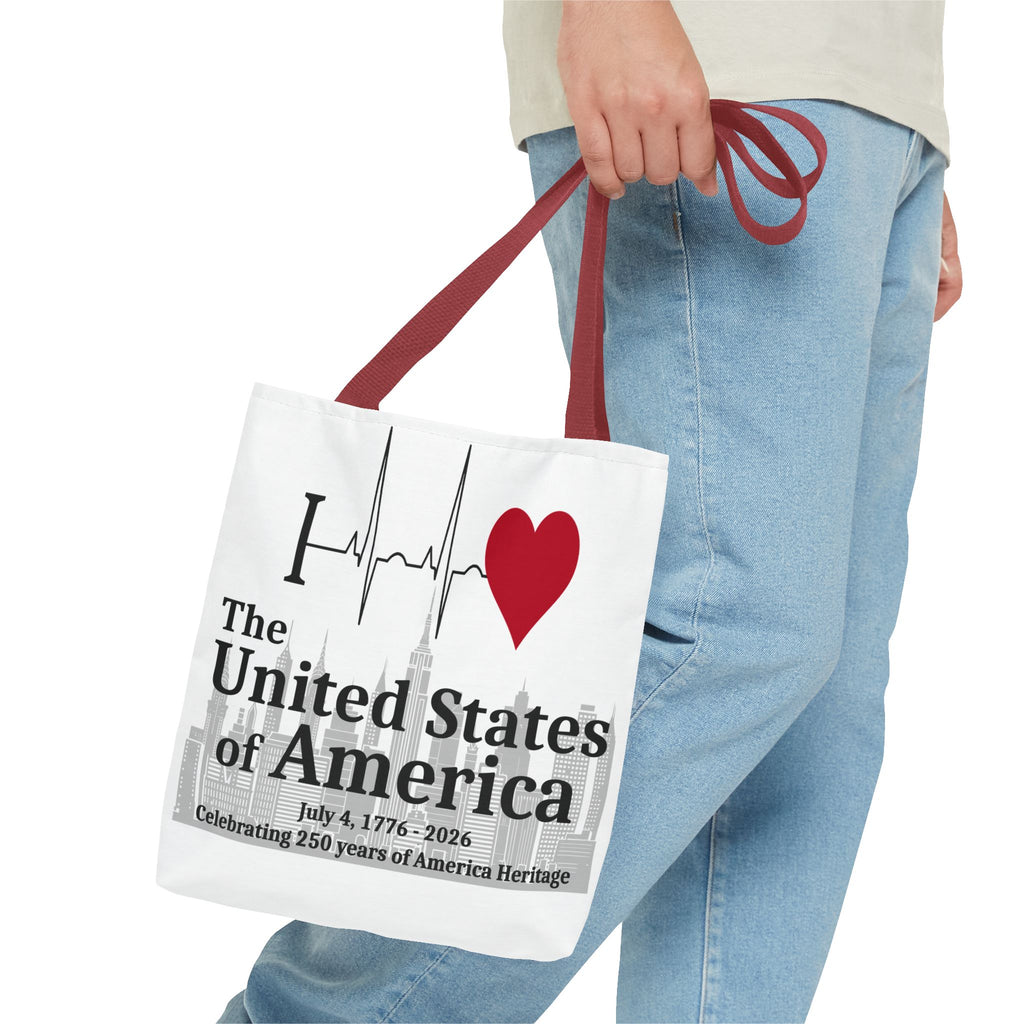 I Love the USA 250th Anniversary Tote