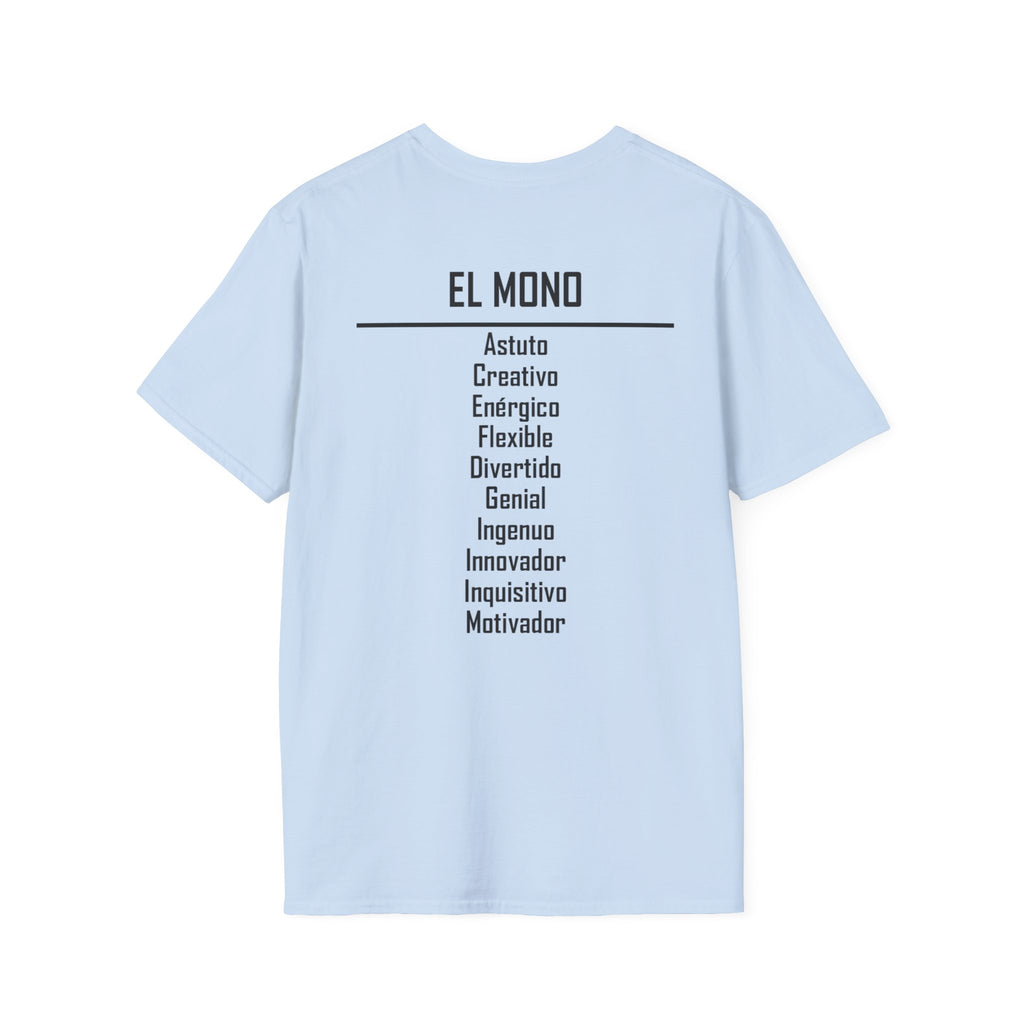 09 Mono — Camiseta Tipográfica — Colores Claros — Español