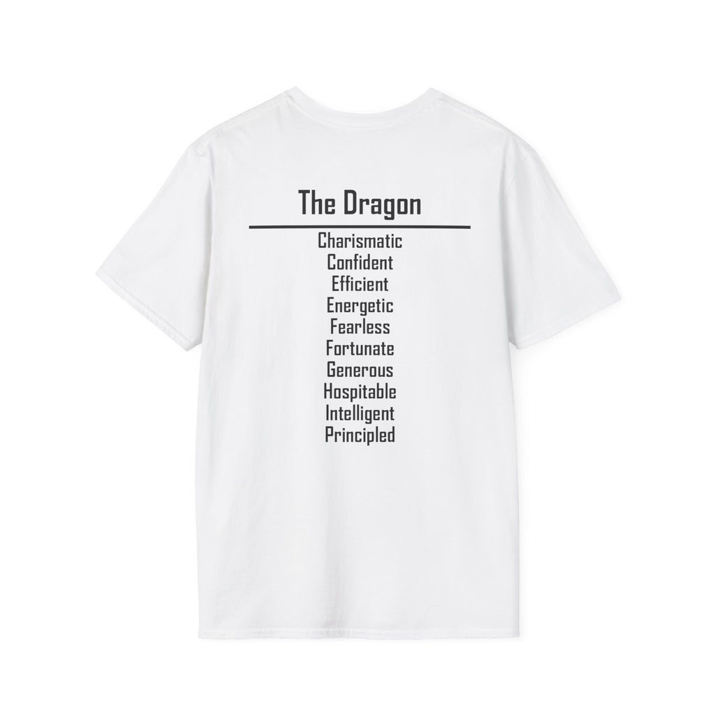 05 Dragon — Typography Tee — Light Colors — English