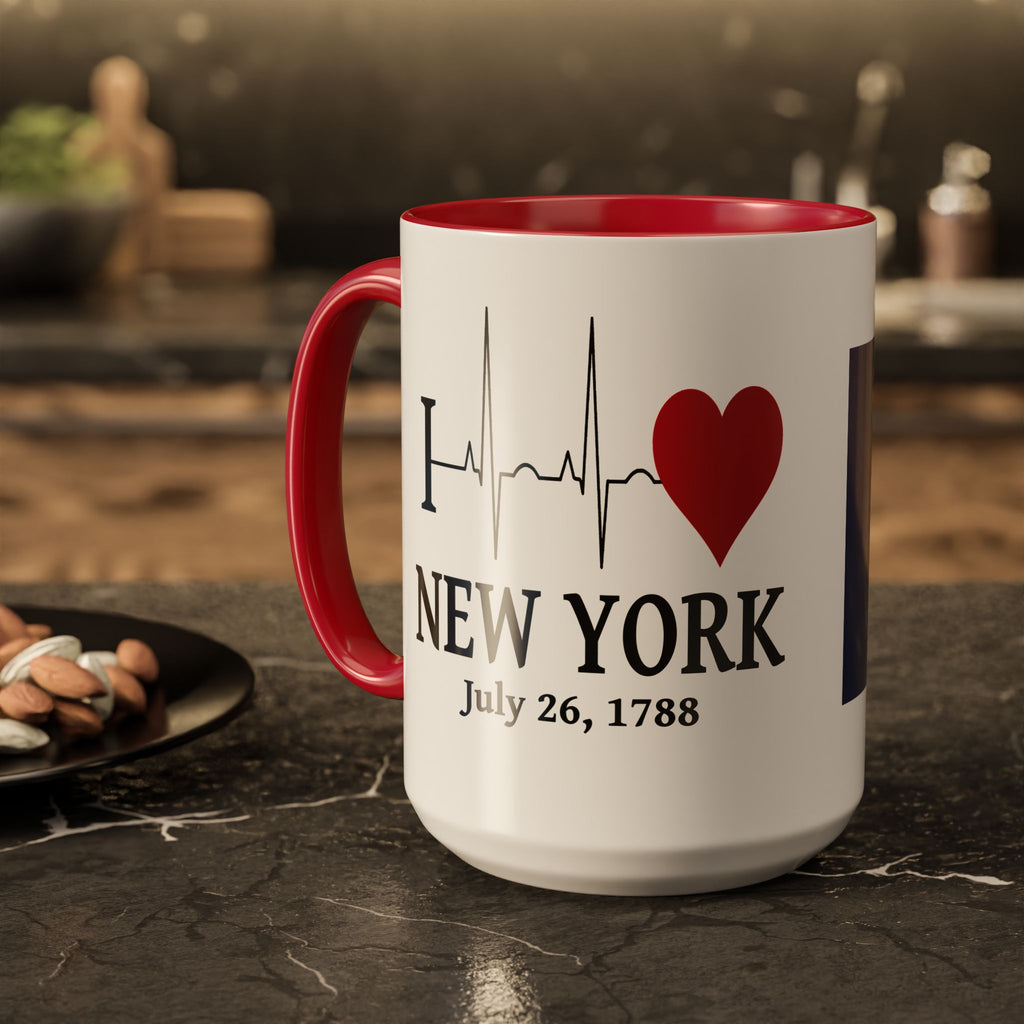 New York State Pride Accent Mug — 11th State