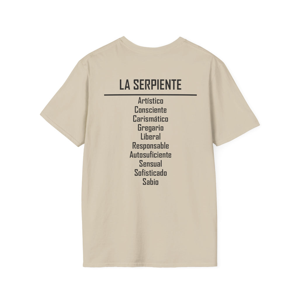 06 Serpiente — Camiseta Tipográfica — Colores Claros — Español