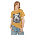 12 Pig — Illustrated Tee — Faded Mustard — English