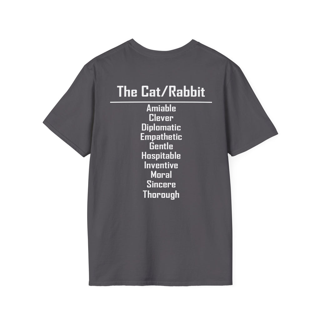 04 Cat — Typography Tee — Dark Colors — English