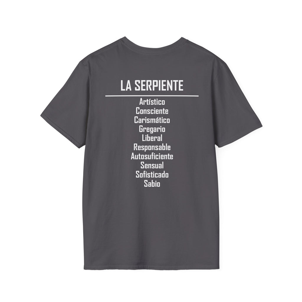 06 Serpiente — Camiseta Tipográfica — Colores Oscuros — Español