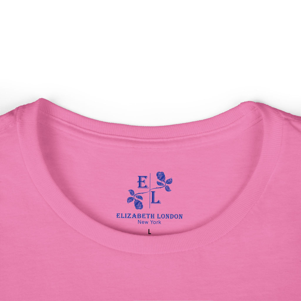 Elizabeth London™ Iconic Signature Rose Women’s Tee – Morning Bloom