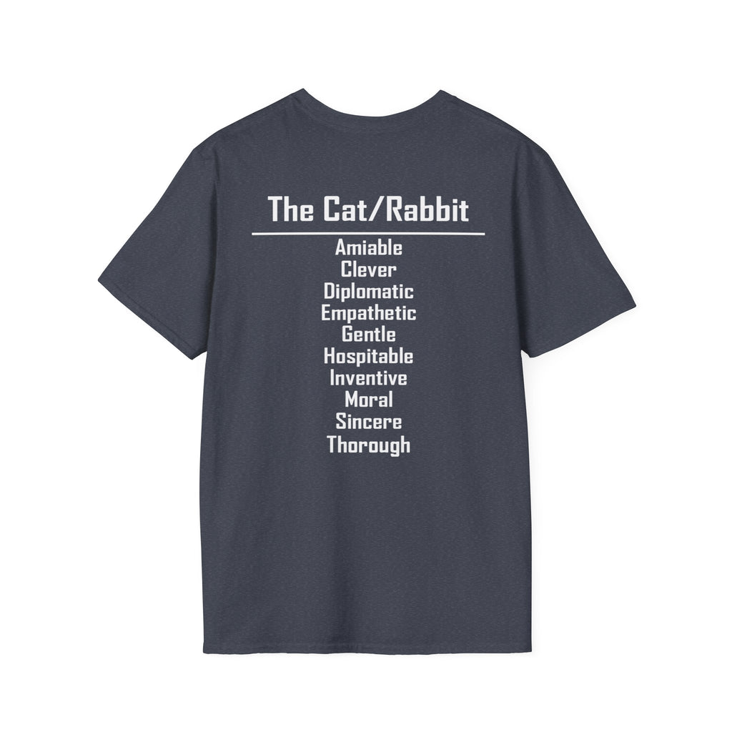 04 Cat — Typography Tee — Dark Colors — English