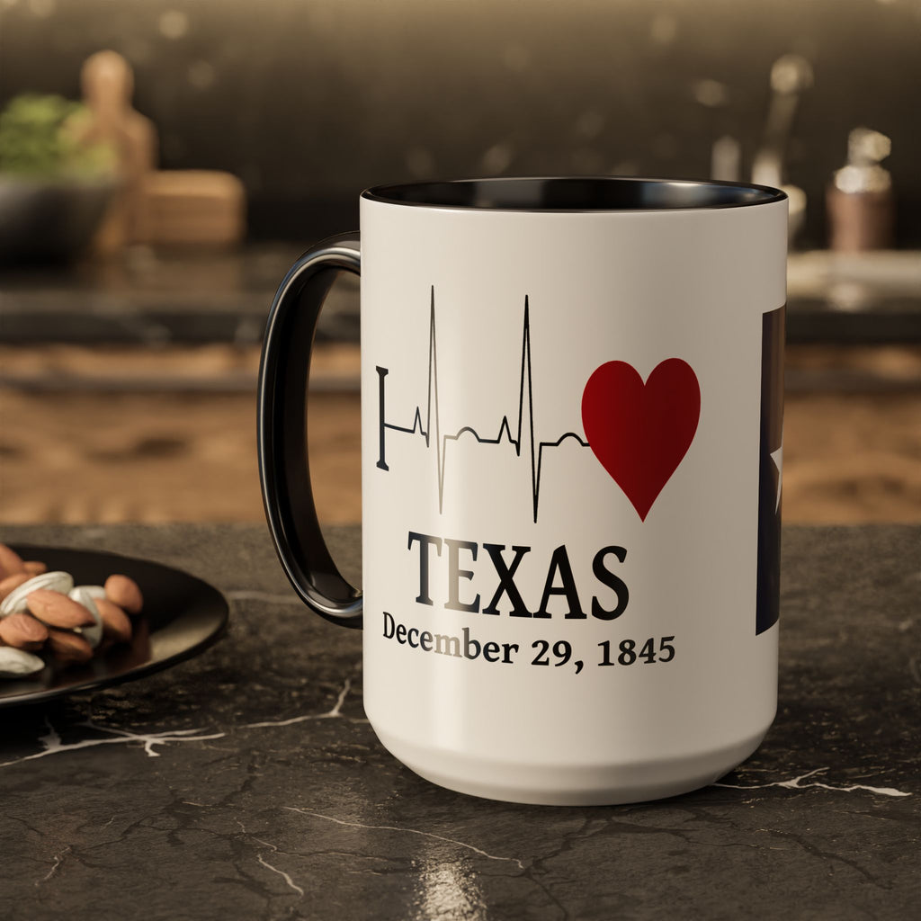 Texas State Pride Accent Mug — 28th State