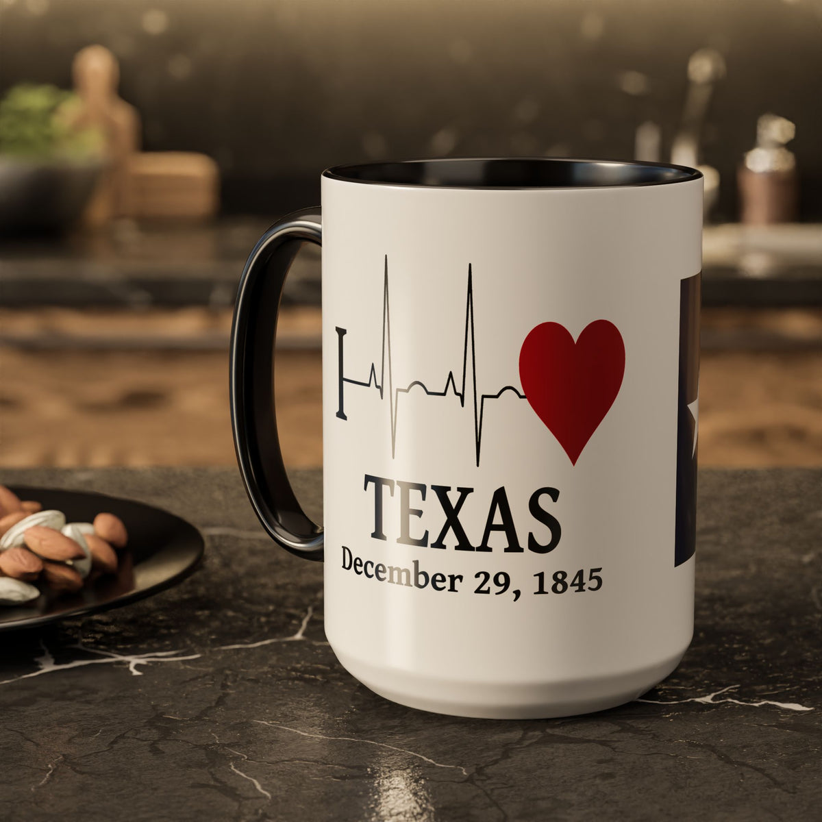 Texas State Pride Accent Mug — 28th State