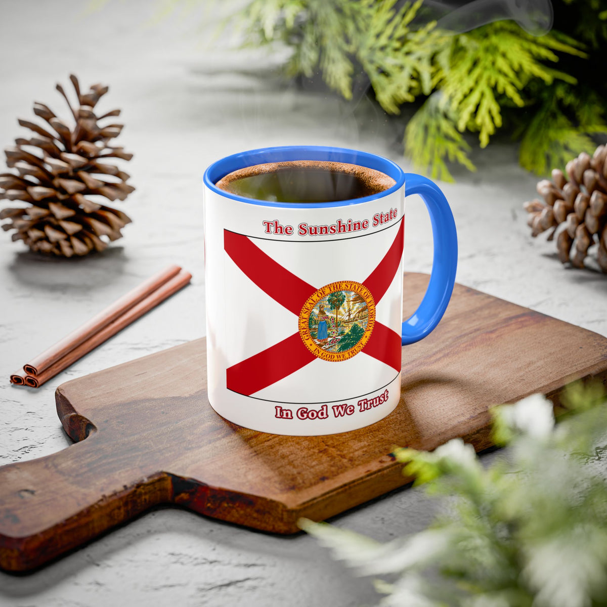 Florida State Pride Accent Mug — 27th State
