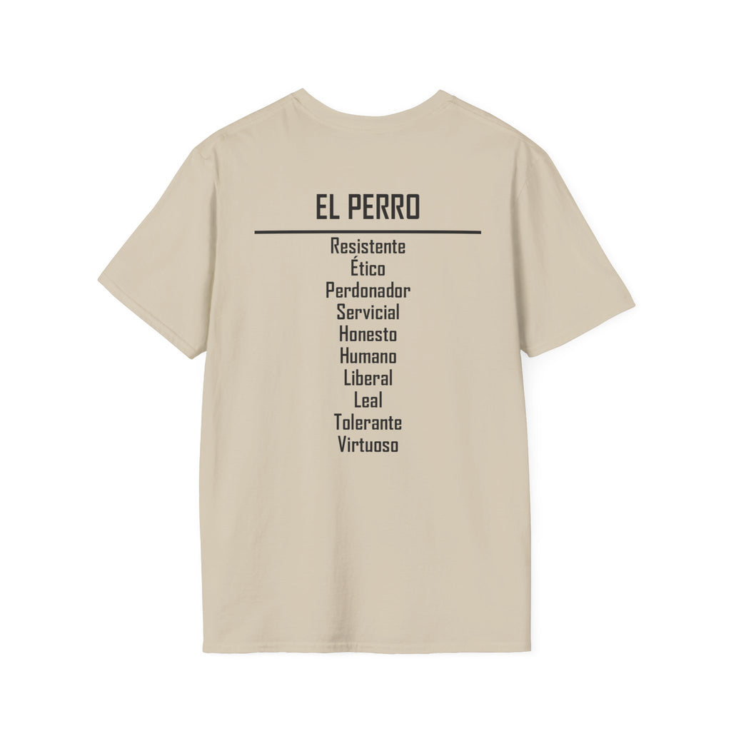 11 Perro — Camiseta Tipográfica — Colores Claros — Español