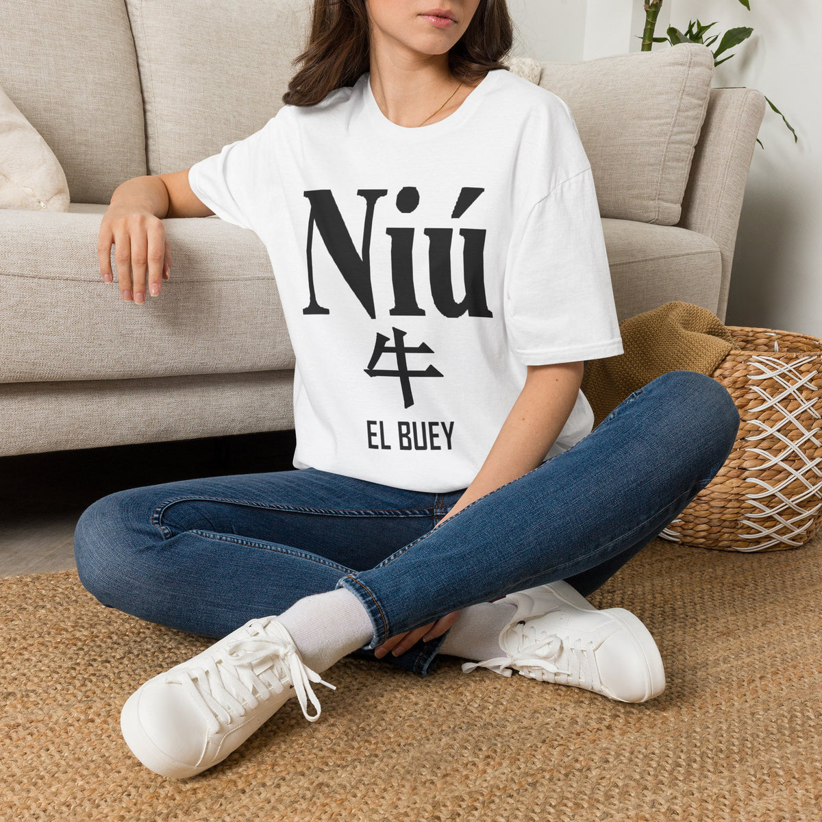 02 Buey — Camiseta Tipográfica — Colores Claros — Español