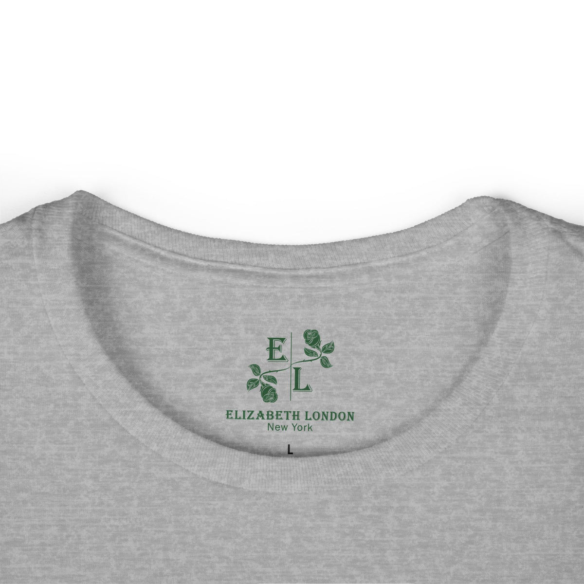 Elizabeth London™ Iconic Signature Rose Women’s Tee – Classic Rose