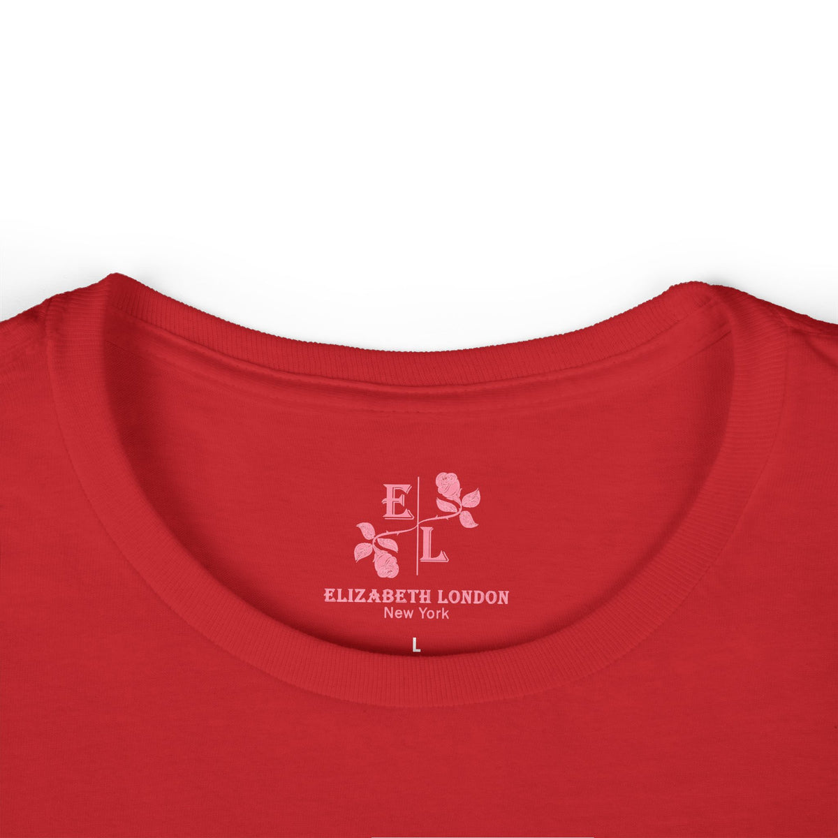 Elizabeth London™ Iconic Signature Rose Women’s Tee – Grand Garden