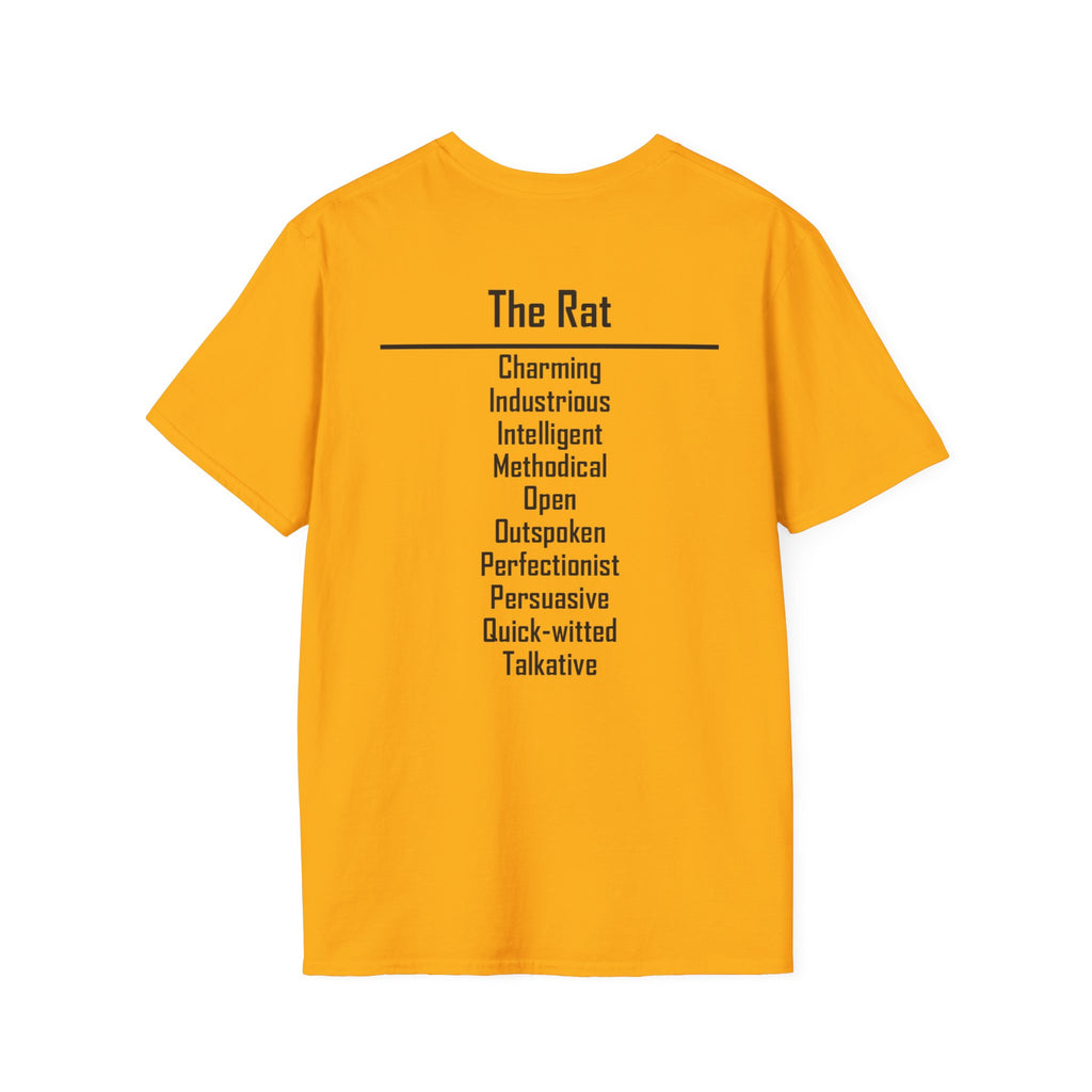 01 Rat — Typography Tee — Light Colors — English