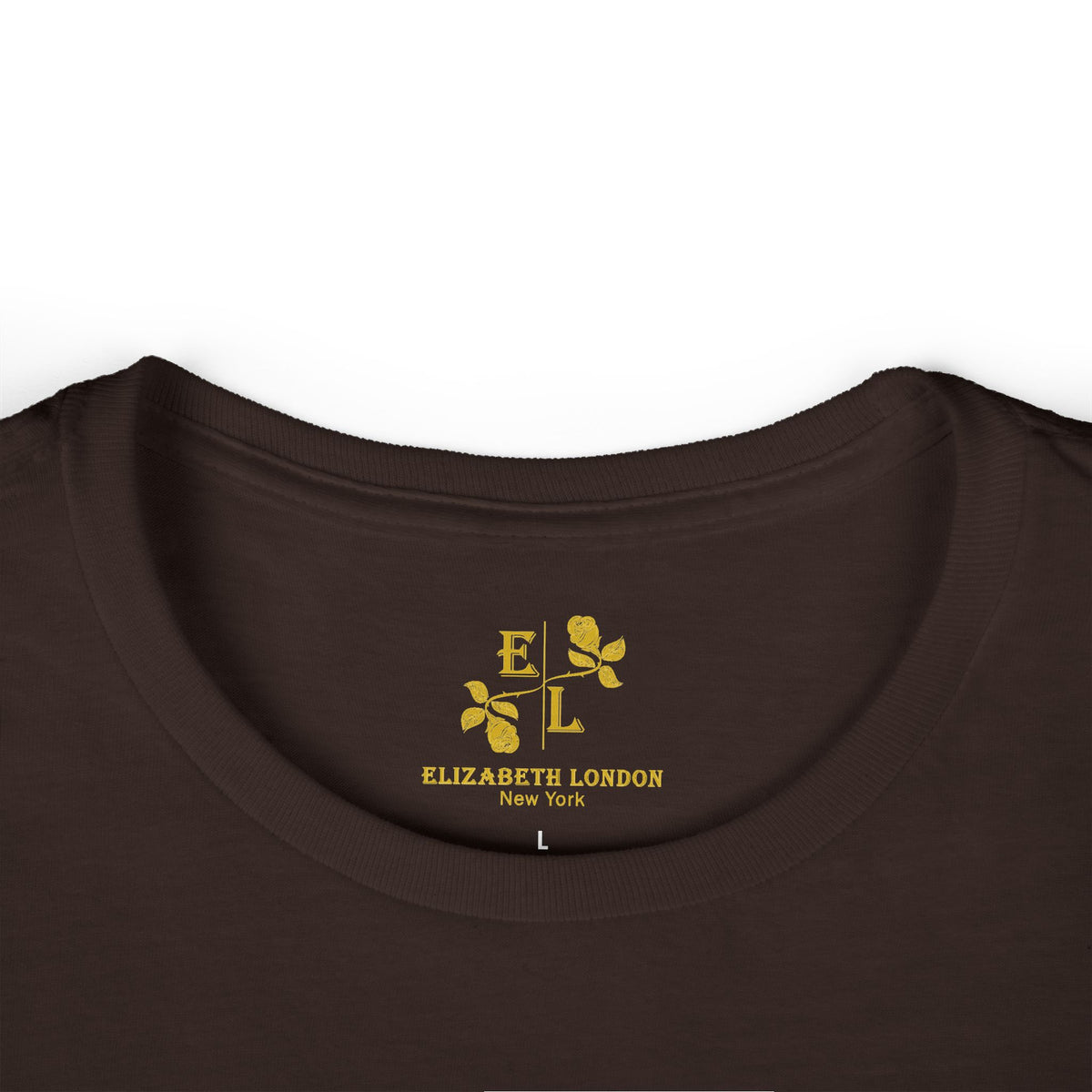 Elizabeth London™ Iconic Signature Rose Women’s Tee – Garden Spectrum