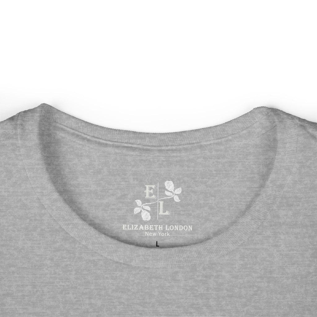 Elizabeth London™ Iconic Signature Rose Women’s Tee – Sunlit Bloom