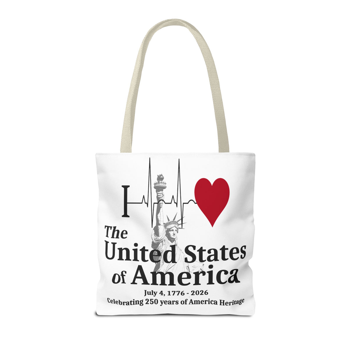 I Love the USA 250th Anniversary Tote