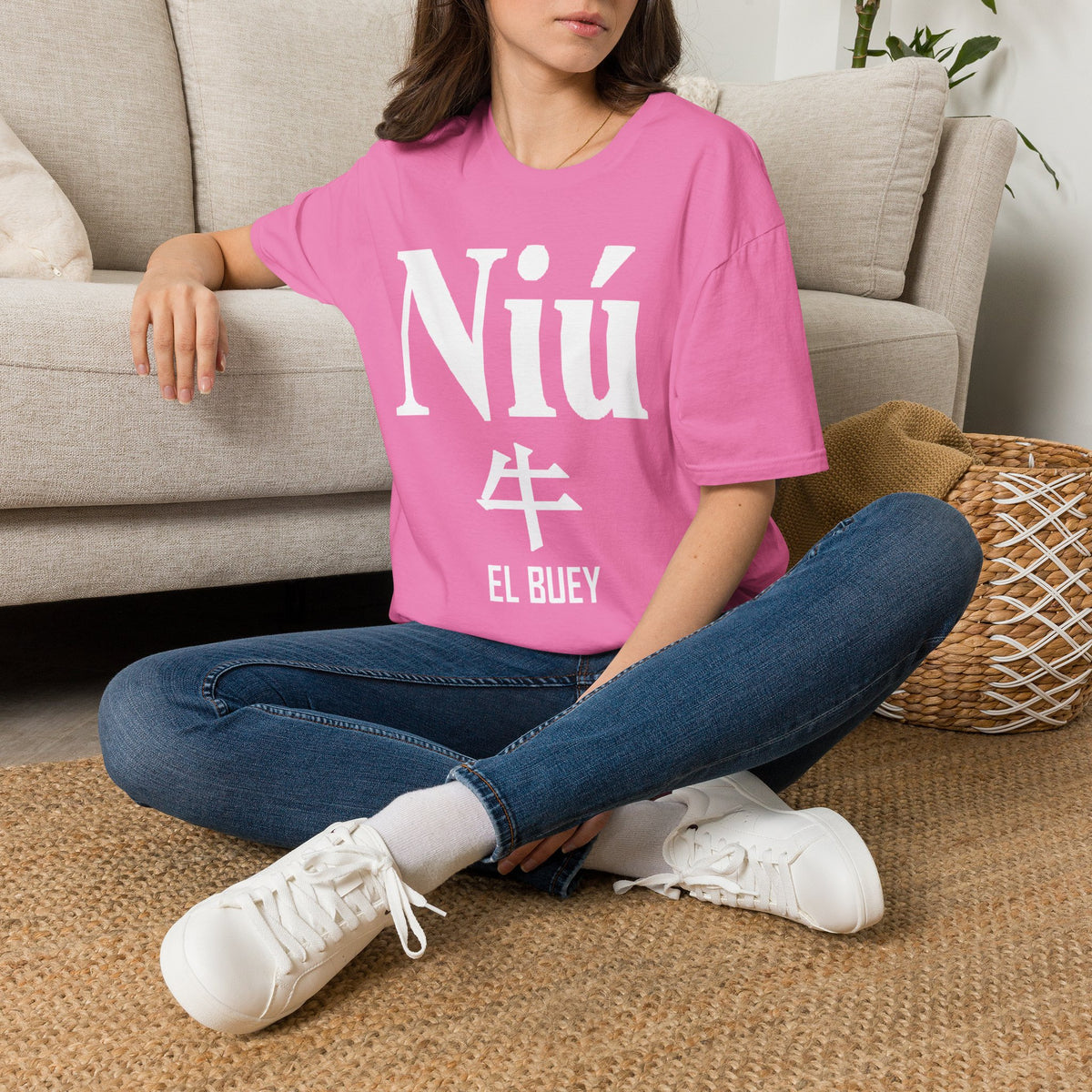 02 Buffle/Bœuf — T-shirt Typographique — Couleurs Foncées — Français