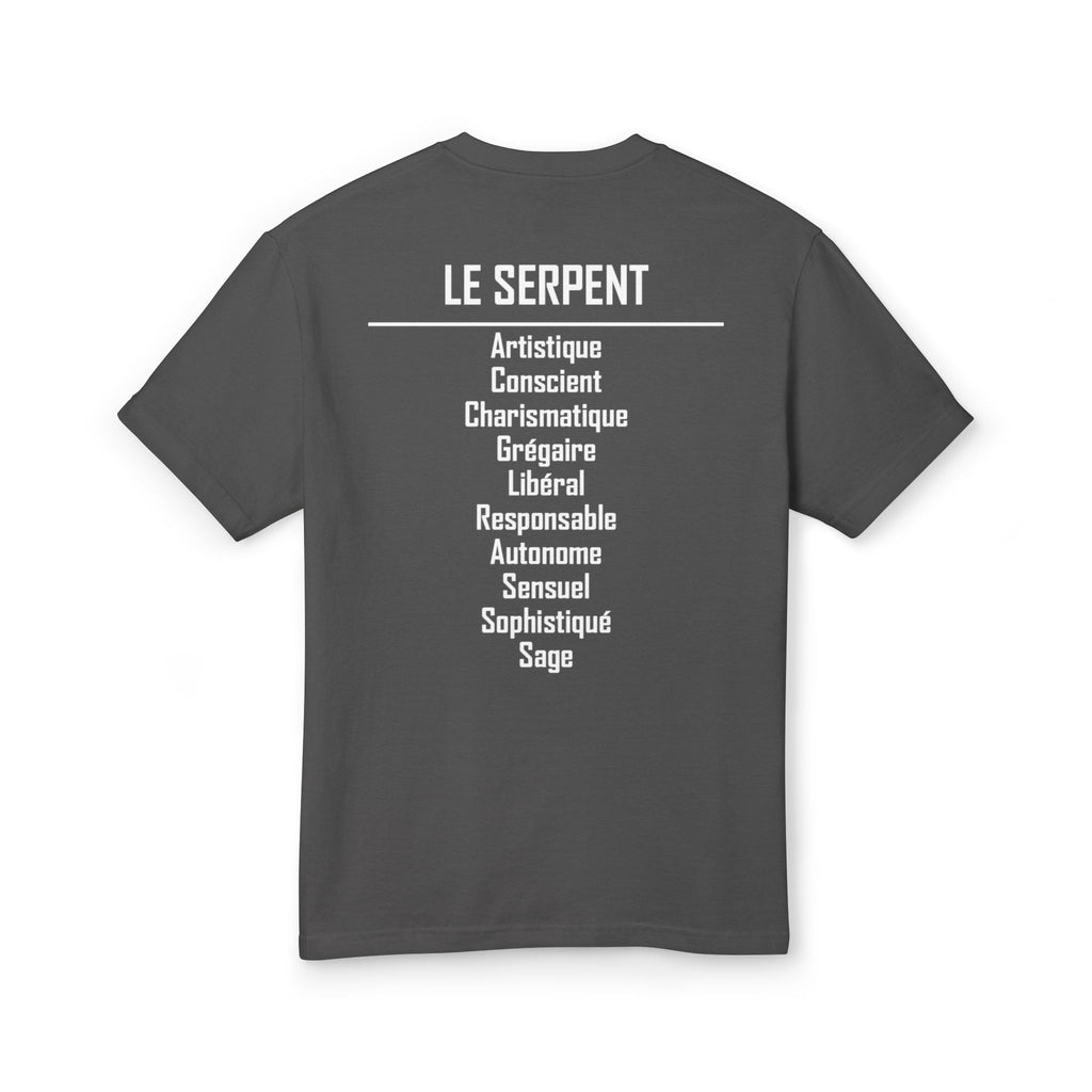 06 Serpent — T-shirt Illustré — Couleurs Foncées — Français