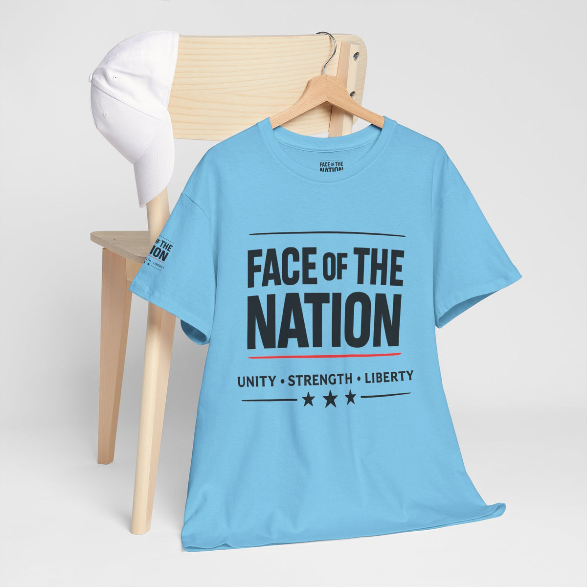 Face of the Nation Heritage Tee — Bright Edition