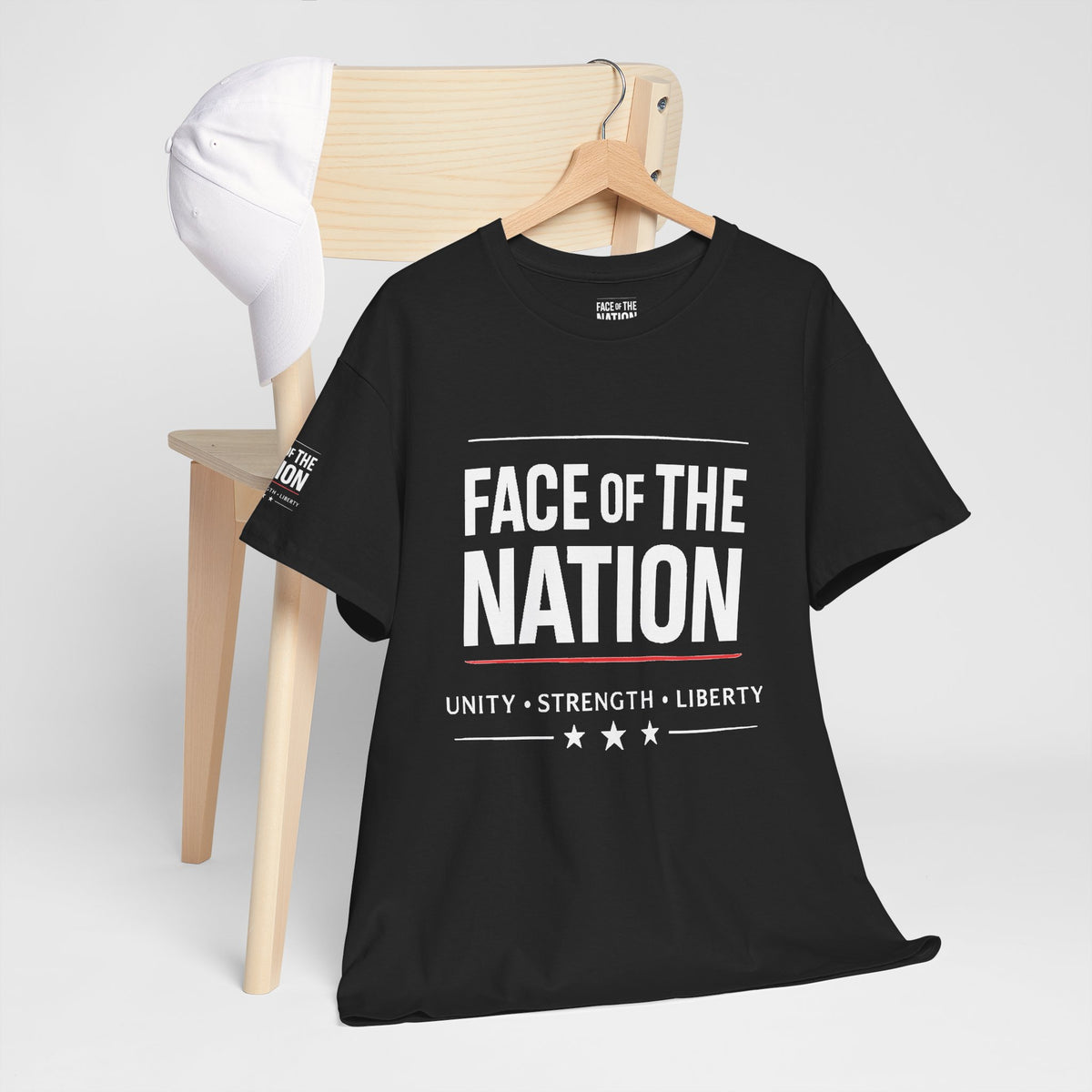 Face of the Nation Heritage Tee — Deep Edition