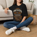 Unbothered & Undeniable Statement Unisex Softstyle Tee – Black