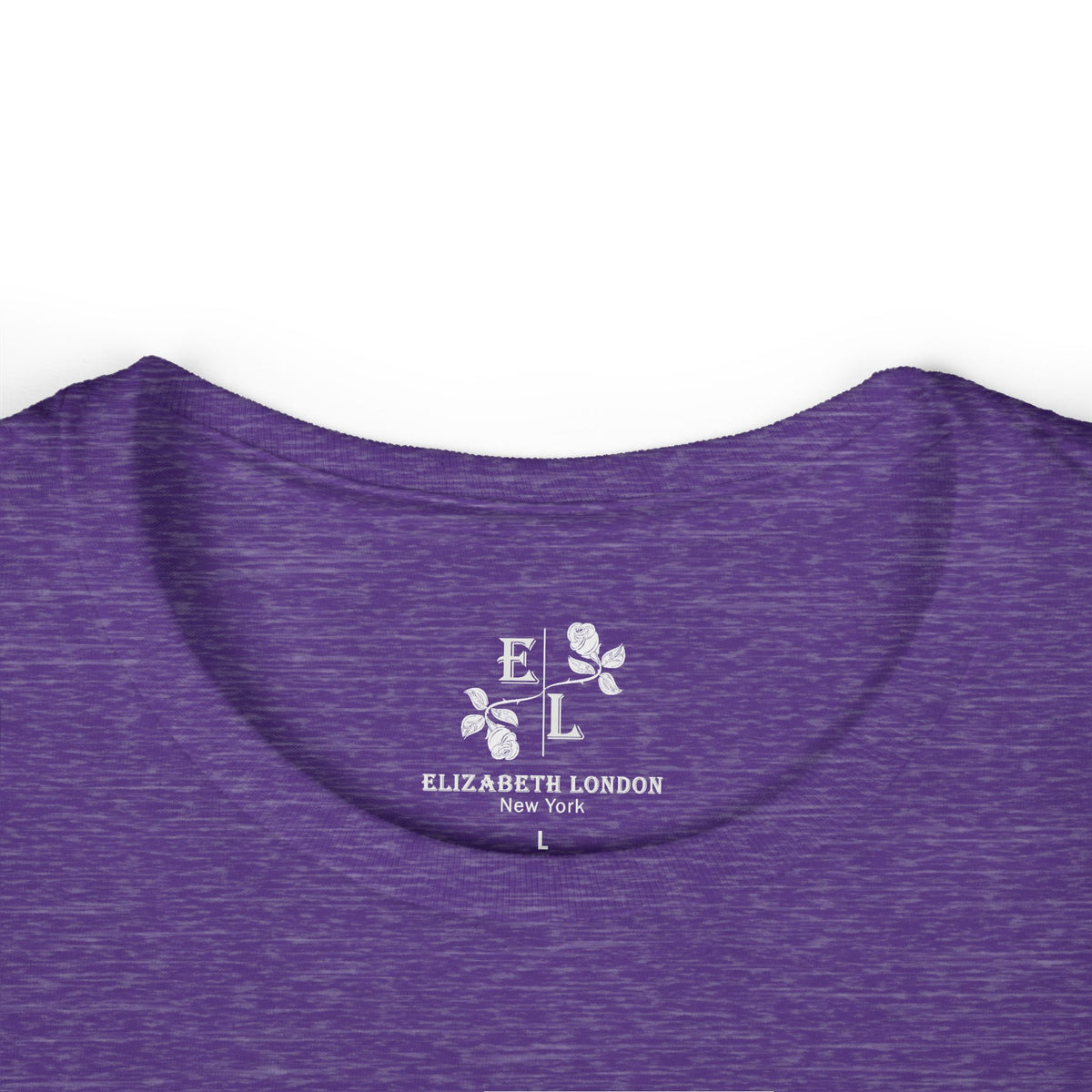 Elizabeth London™ Iconic Signature Rose Women’s Tee – Midnight Rose