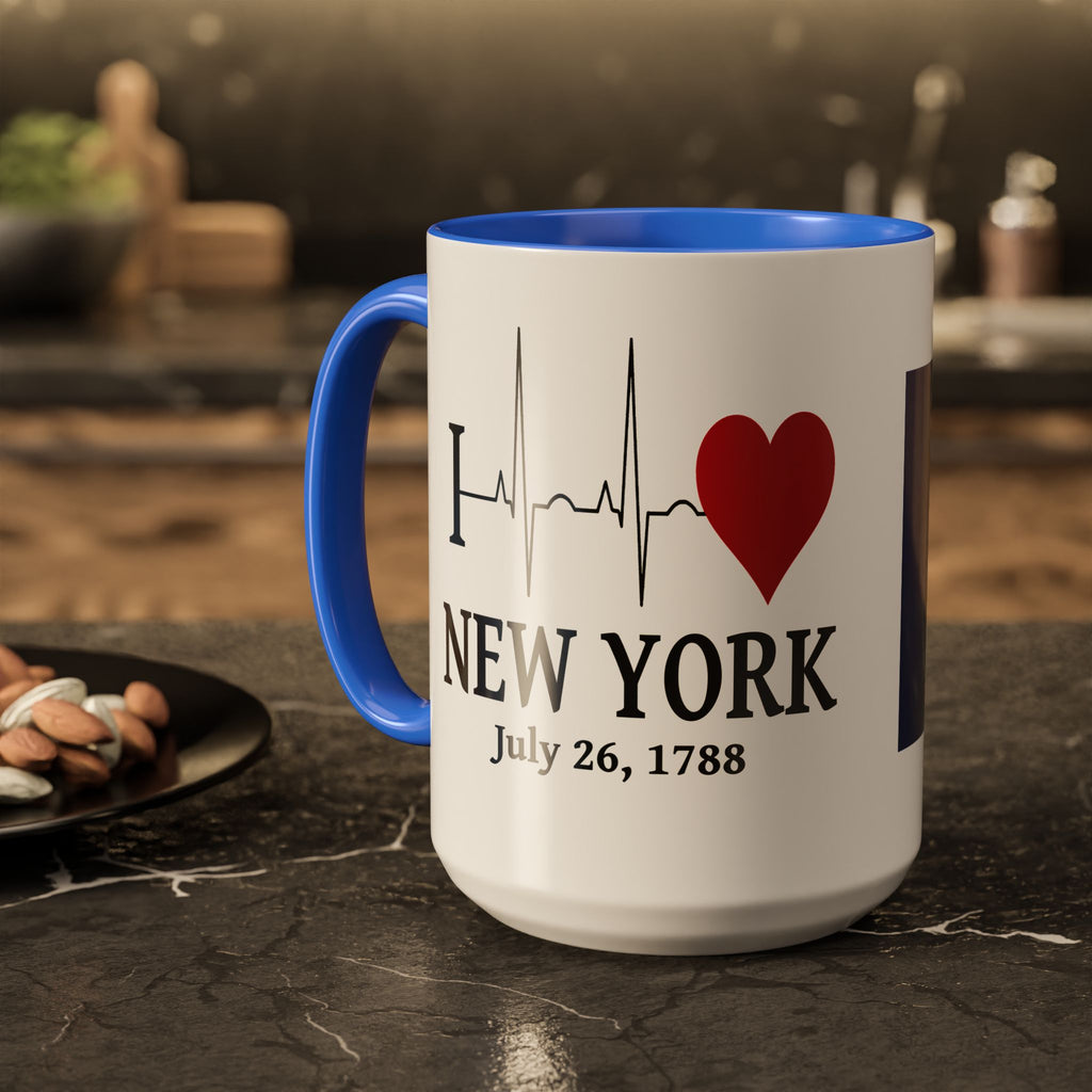 New York State Pride Accent Mug — 11th State