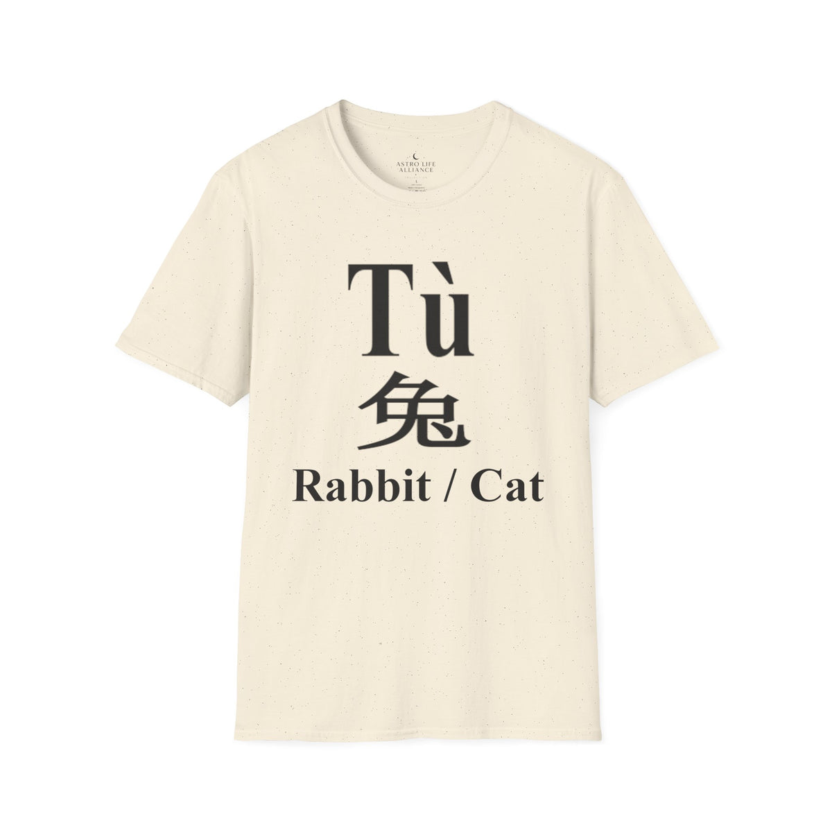 04 Rabbit — Typography Tee — Light Colors — English