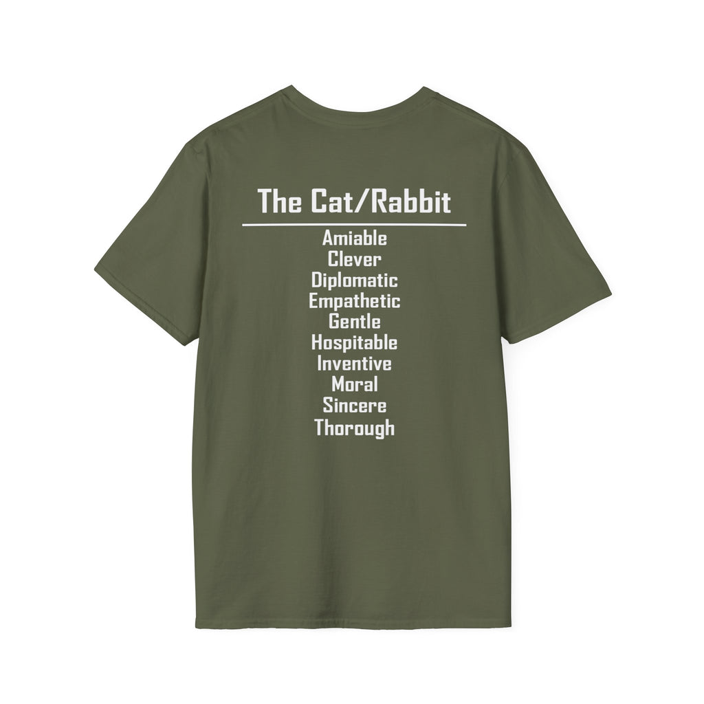 04 Cat — Typography Tee — Dark Colors — English