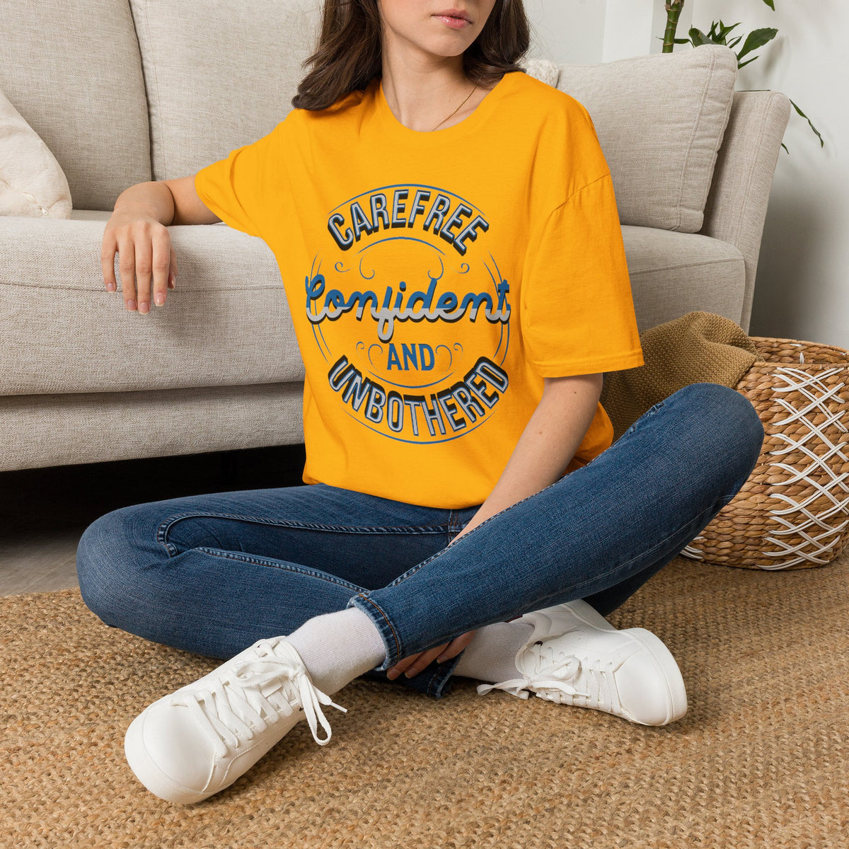 Unbothered Statement Unisex Softstyle Tee – Bright & Light Colors A