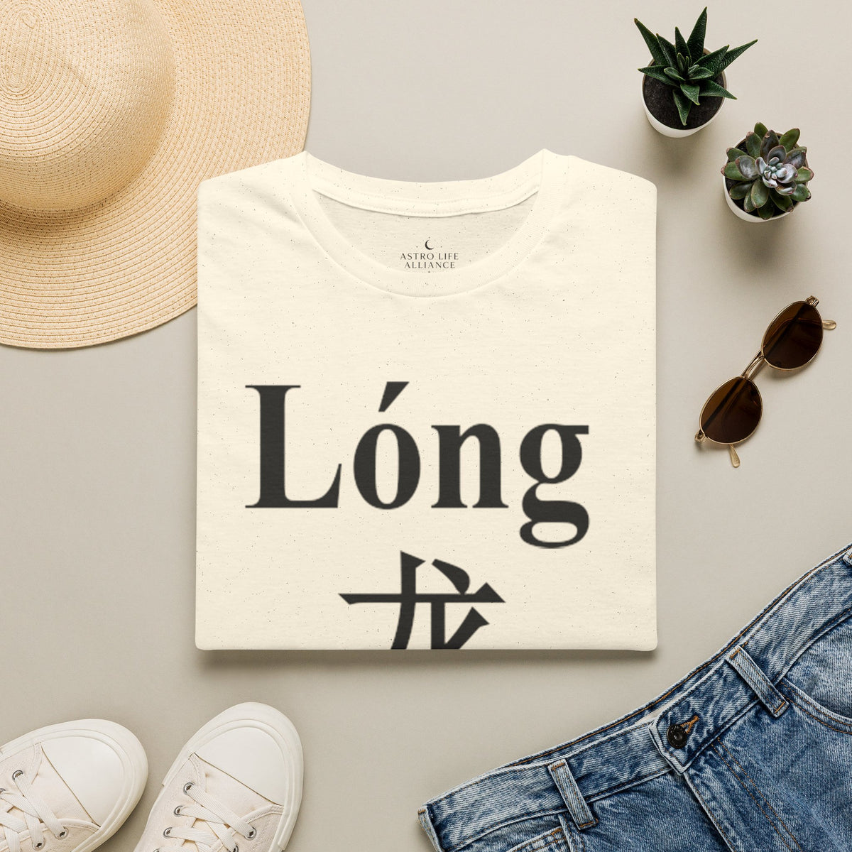 05 Dragón — Camiseta Tipográfica — Colores Claros — Español