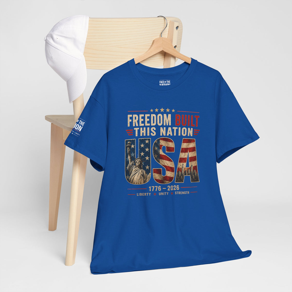 Freedom Built This Nation Heritage Tee
