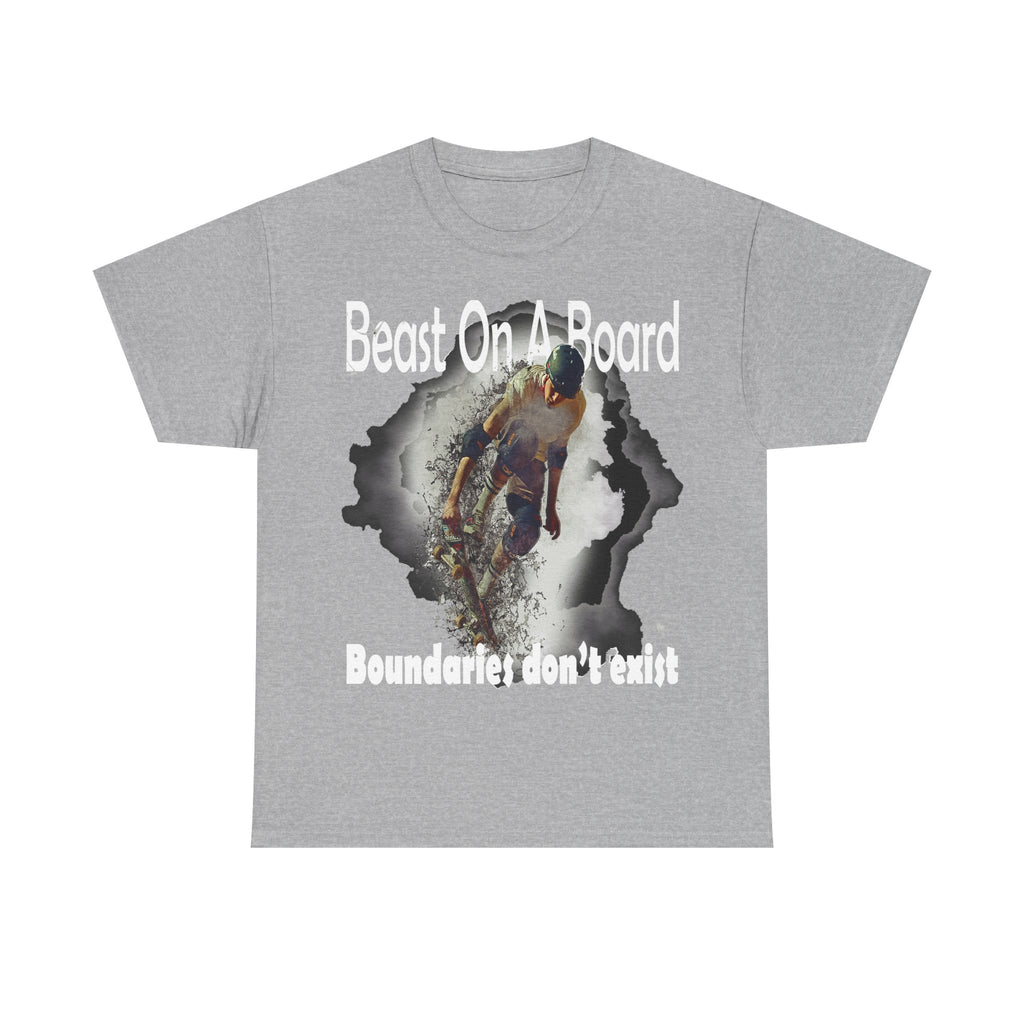 Beast on a Board - T-Shirt Wht Letters