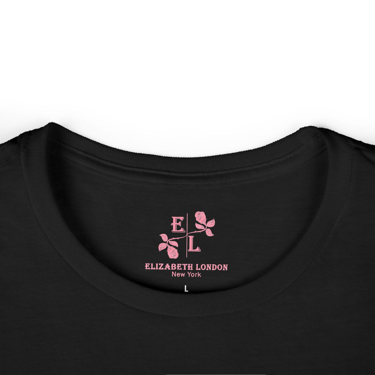 Elizabeth London™ Iconic Signature Rose Women’s Tee – Grand Garden