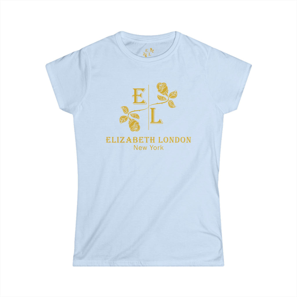 Elizabeth London™ Iconic Signature Rose Women’s Tee – Garden Spectrum
