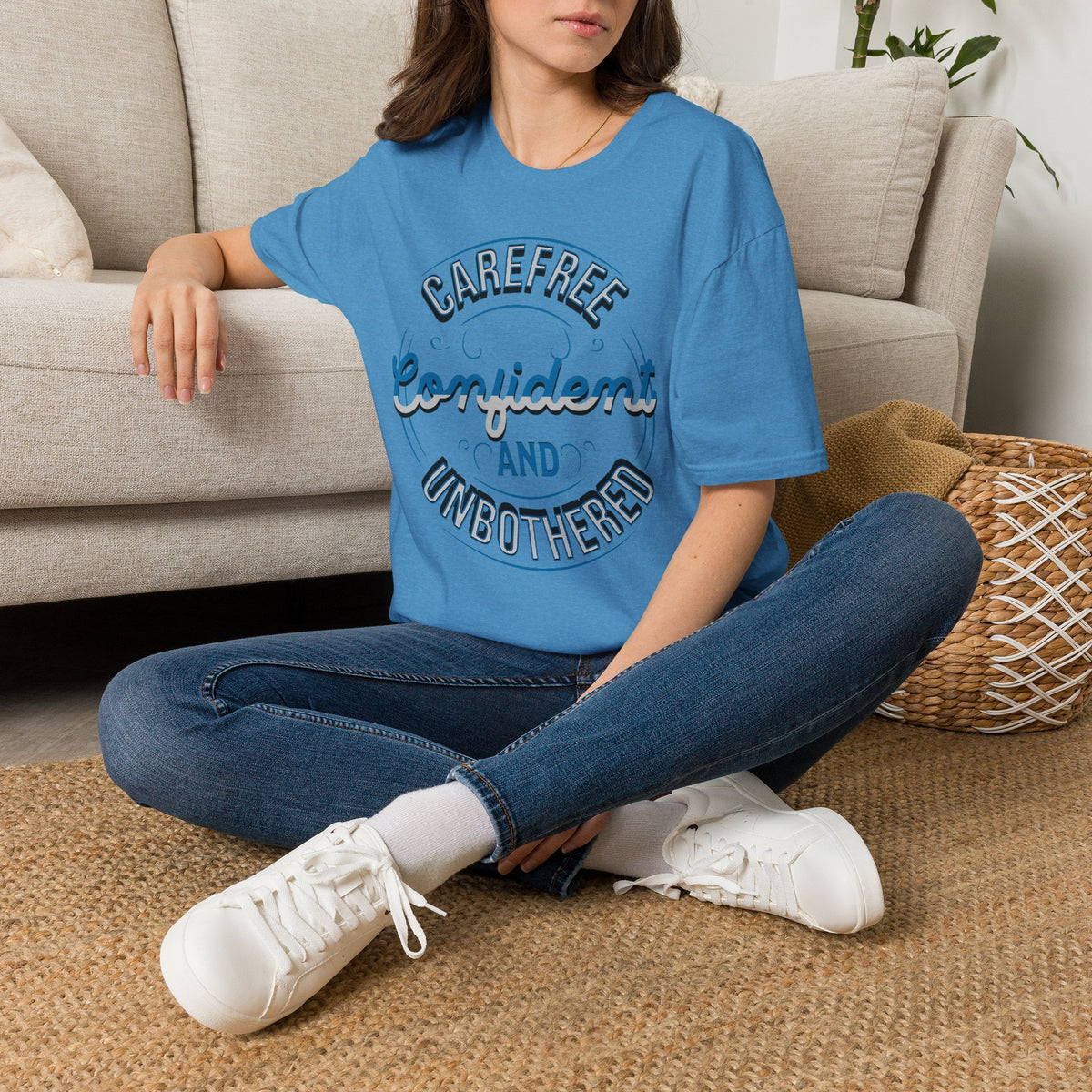 Unbothered Statement Unisex Softstyle Tee – Bright & Light Colors A