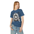09 Monkey — Illustrated Tee — Faded Navy — English