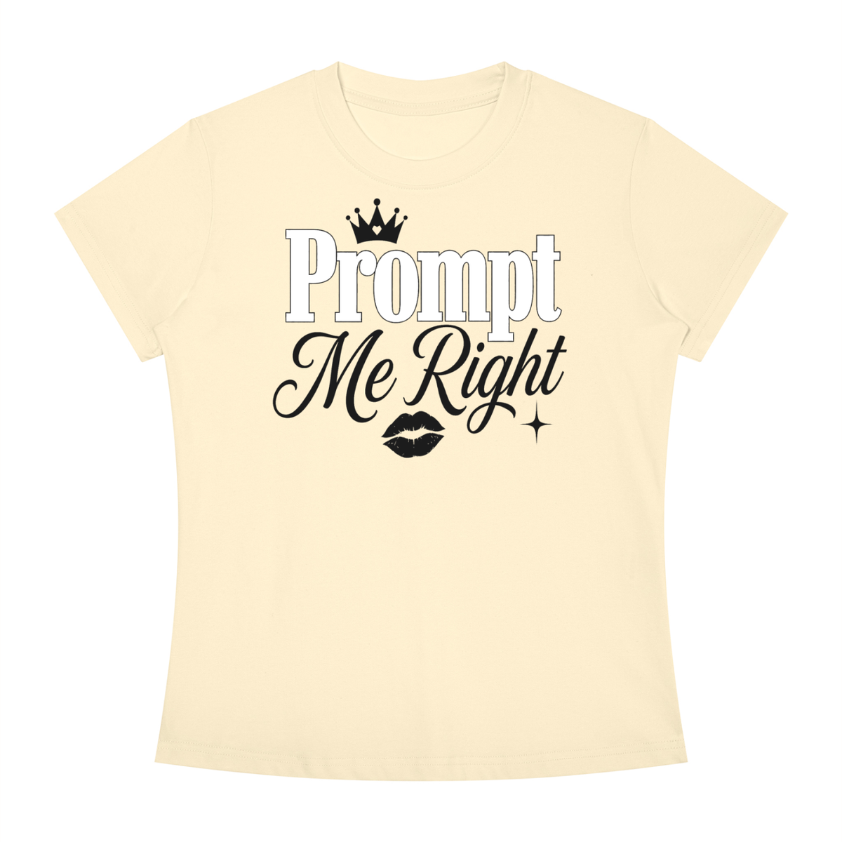Prompt Me Right Slim-Fit Women’s Tee – Deep Context Edition