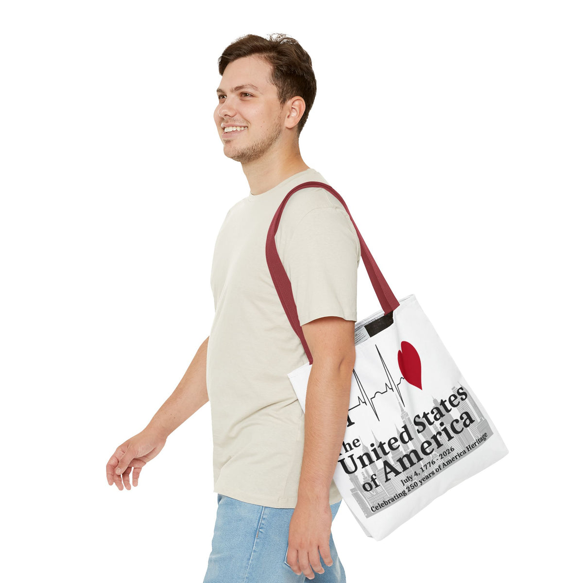 I Love the USA 250th Anniversary Tote