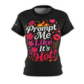 Prompt Me Like It’s Hot™ Women’s AOP Tee – Blue Flame Edition