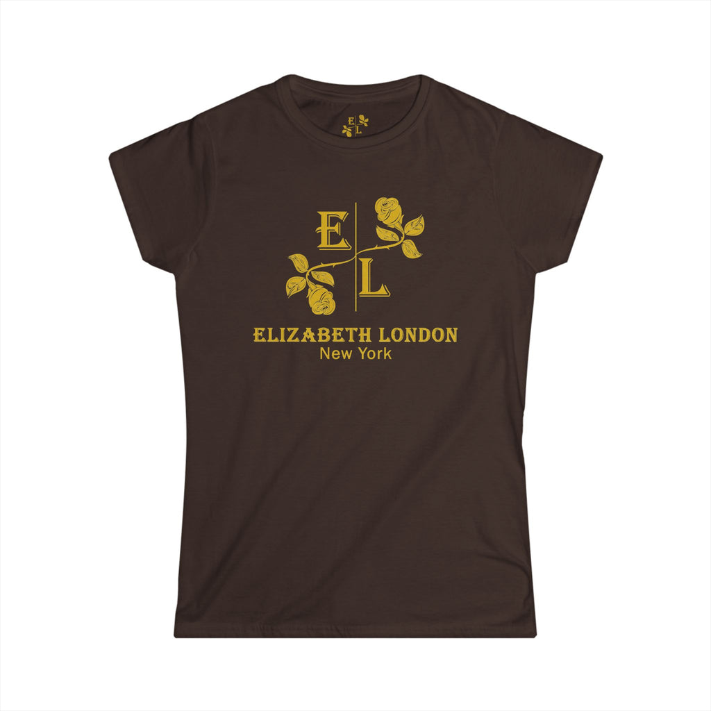 Elizabeth London™ Iconic Signature Rose Women’s Tee – Garden Spectrum