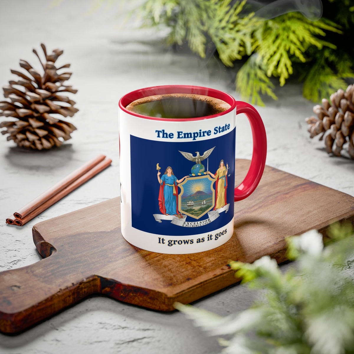 New York State Pride Accent Mug — 11th State