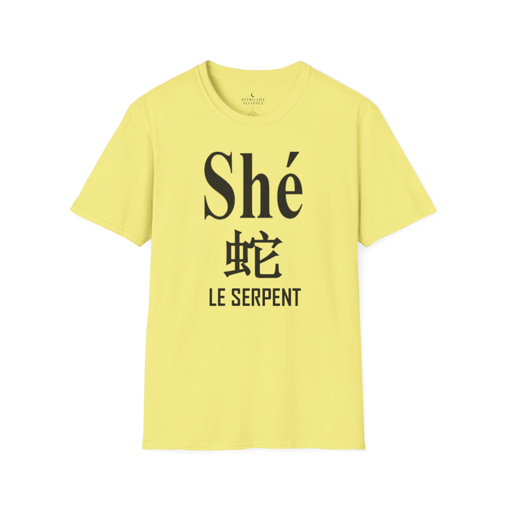 06 Serpent — T-shirt Typographique — Couleurs Claires — Français