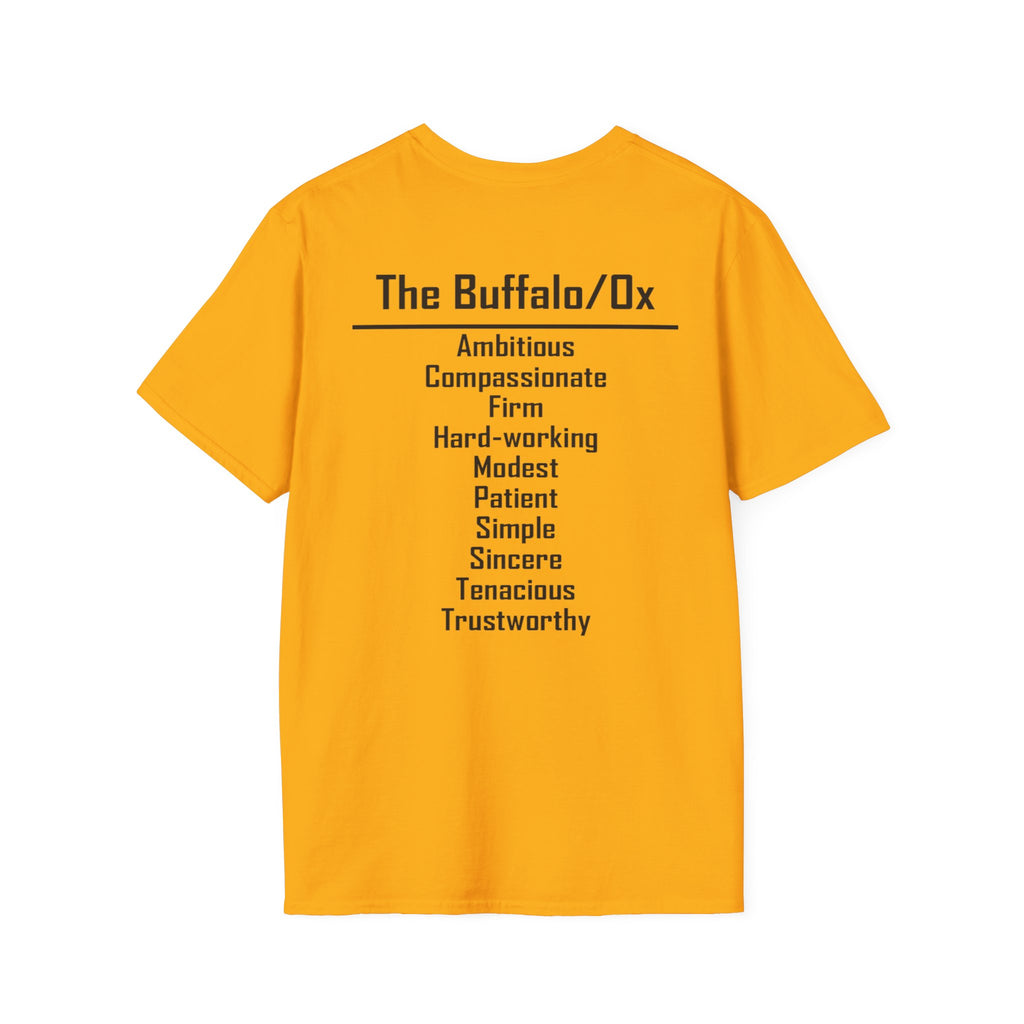 02 Buffalo/Ox — Typography Tee — Light Colors — English