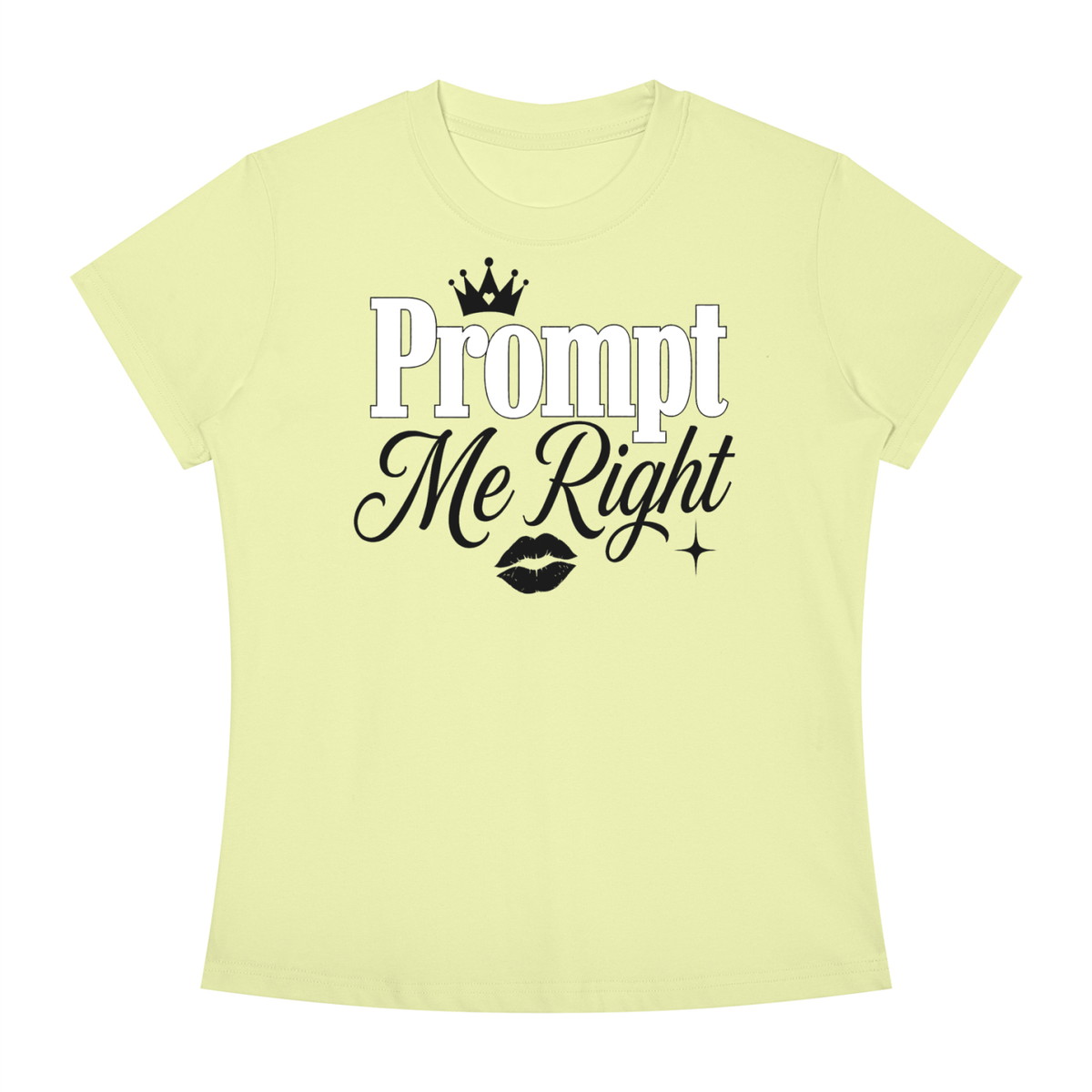 Prompt Me Right Slim-Fit Women’s Tee – Deep Context Edition