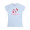 Elizabeth London™ Iconic Signature Rose Women’s Tee – Blush Petal