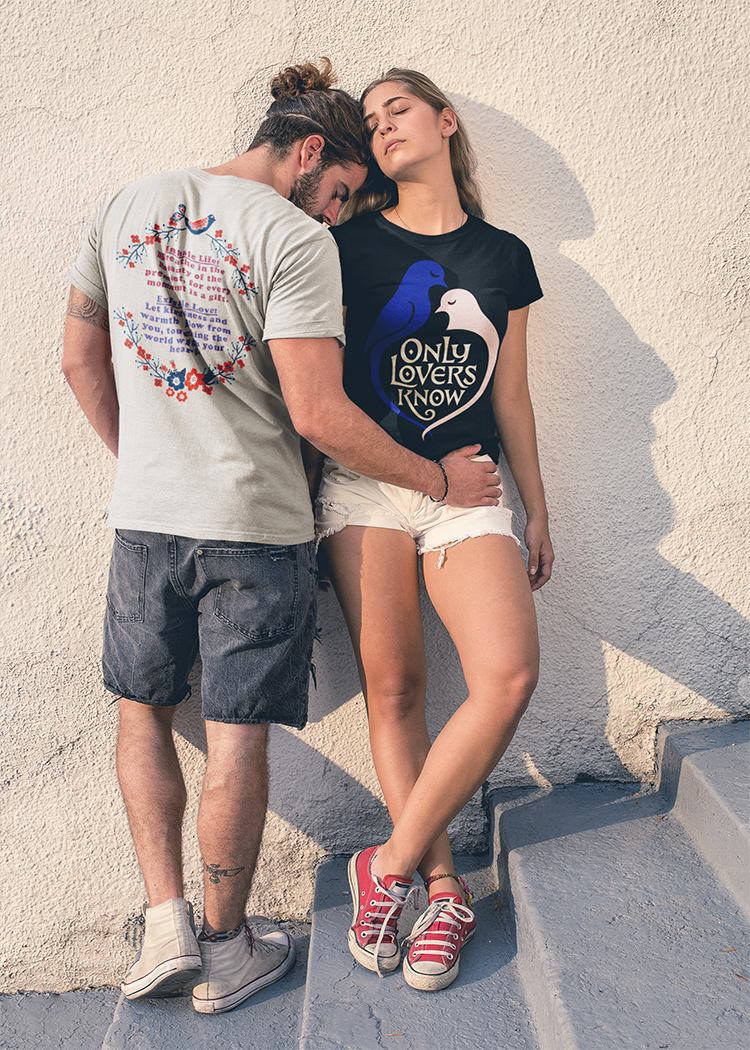 Only Lovers Know — Birds of a Feather Heavy Cotton Tee — Extended Colors