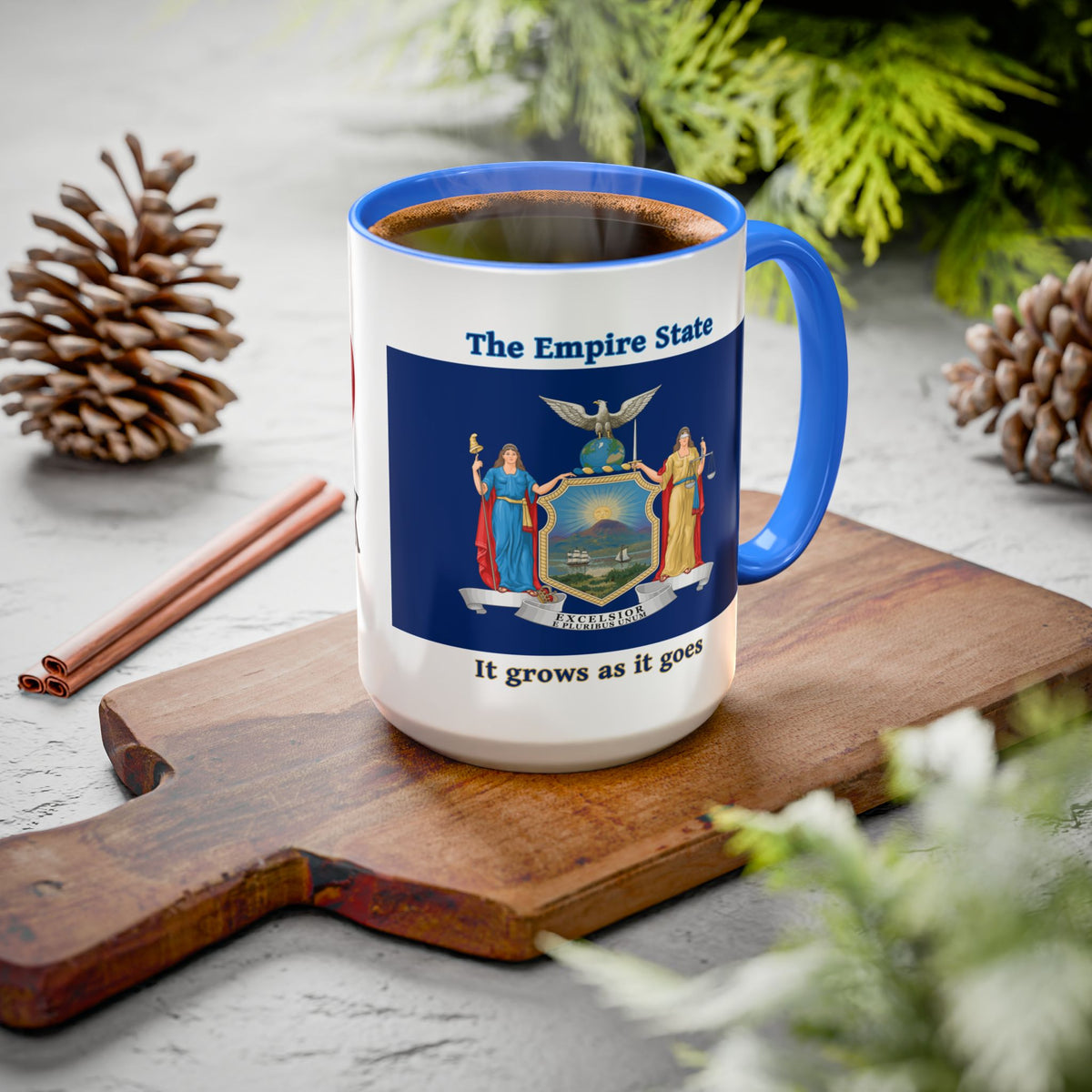 New York State Pride Accent Mug — 11th State